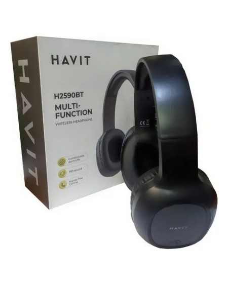 AURICULAR BLUETOOTH VINCHA NEGRO H2590BT PRO MULTIFUNCION HAVIT