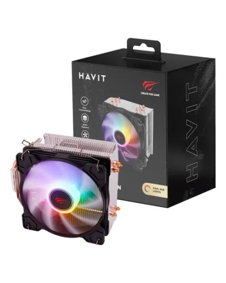 COOLER P/PROCESADOR RGB GAMENOTE HVCF-F2003-BK HAVIT
