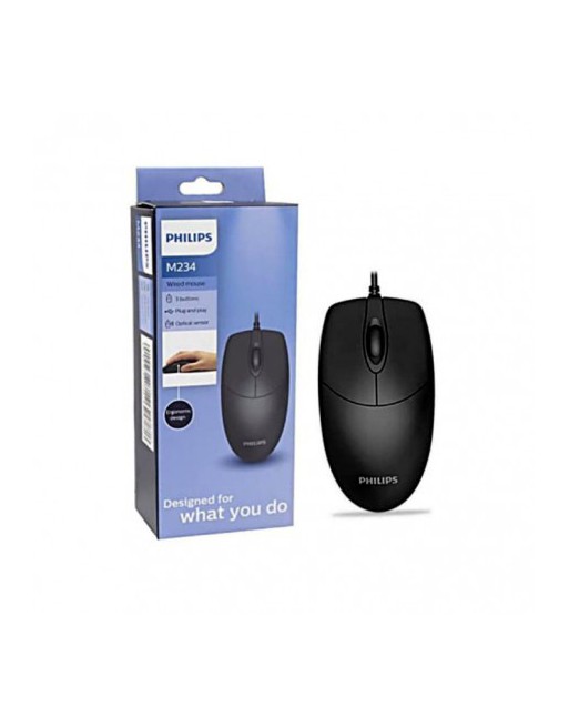 MOUSE USB NEGRO M334 PHILIPS