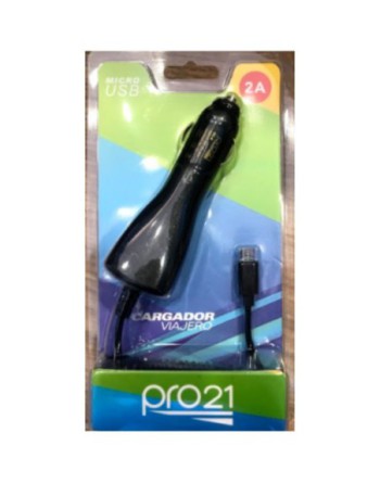 CARGADOR 12V MICRO USB 2AMP PRO21