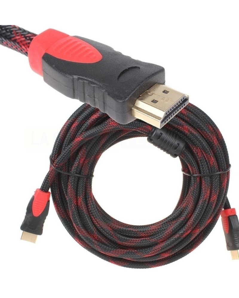 CABLE HDMI M/M 5MTS MALLADO C/FILTRO HDTV