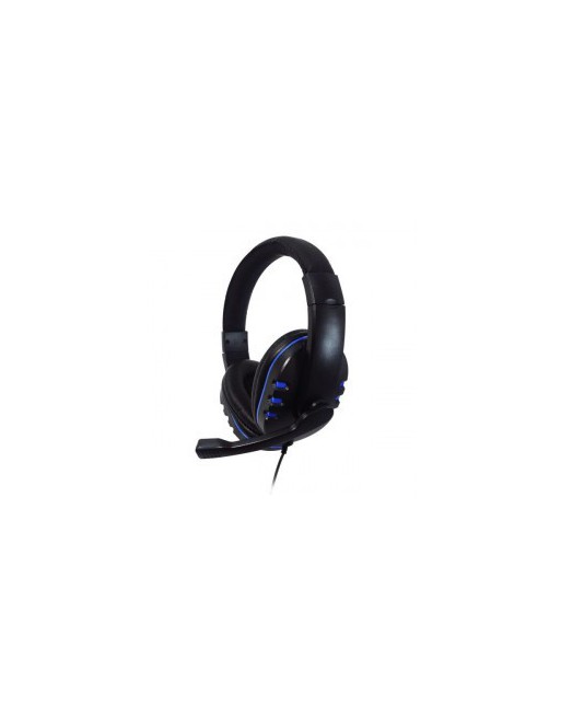 AURICULAR GAMER NEGRO CON AZUL G1306-20 ONLY