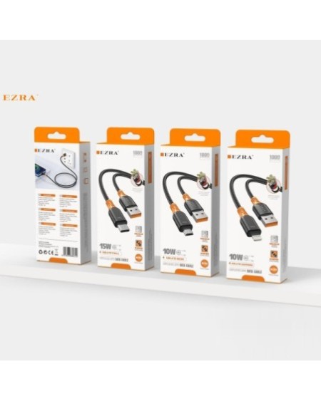 CABLE USB TIPO C 1MTS 10W EZ-W84 EZRA