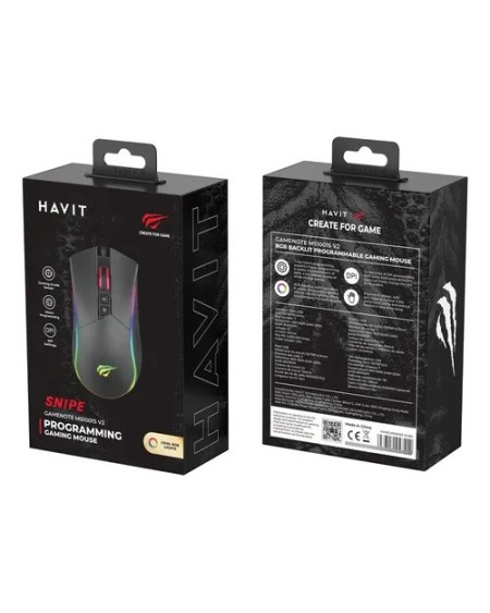 MOUSE GAMER SNIPE GAMENOTE MS1001S V2 HAVIT