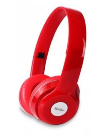 AURICULAR BLUETOOTH VINCHA ROJO BT32 AXER