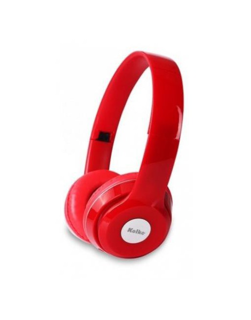 AURICULAR BLUETOOTH VINCHA ROJO BT32 AXER