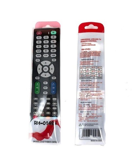 CONTROL REMOTO UNIVERSAL P/TV SMART RM-014S+