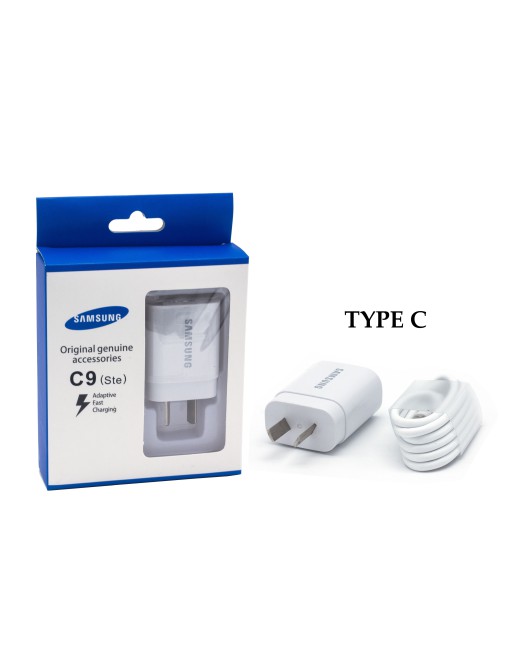 CARGADOR 220V C9 TURBO RAPIDO TIPO C SAMSUNG