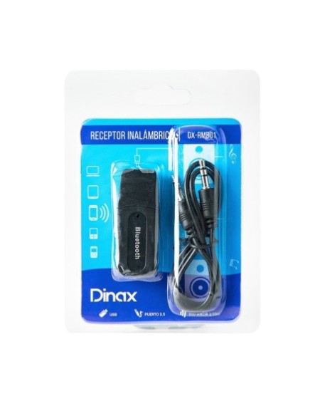 ADAPTADOR BLUETOOTH A 3.5 EN BLISTER DX-REBLUE35 DINAX