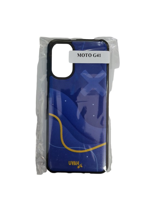 TPU MOTOROLA MOTO G41 DISEÑO LINEA AMARILLA