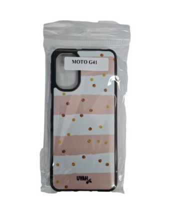 TPU MOTOROLA MOTO G41 DISEÑO PUNTITOS