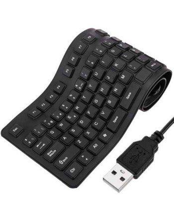 TECLADO USB FLEXIBLE NEGRO DX-TECFLEX DINAX