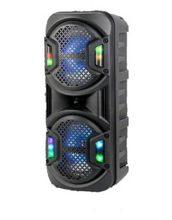 PARLANTE BLUETOOTH C/USB C/FT C/FM C/CONTROL 1200W 8" X 2 DX-SENEGAL DINAX