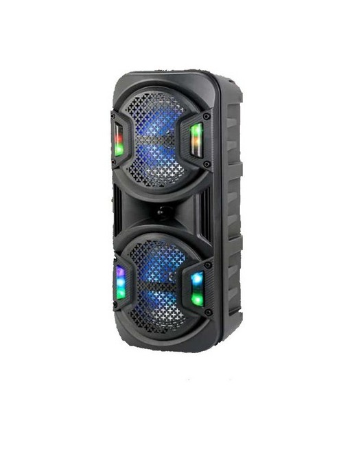 PARLANTE BLUETOOTH C/USB C/FT C/FM C/CONTROL 1200W 8" X 2 DX-SENEGAL DINAX