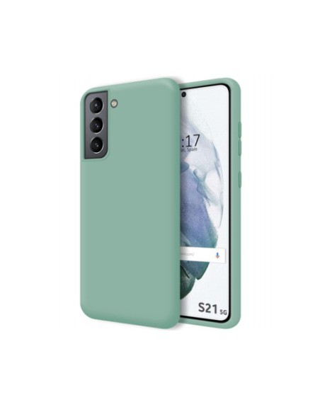 SILICON CASE SAMSUNG S21 VERDE AGUA