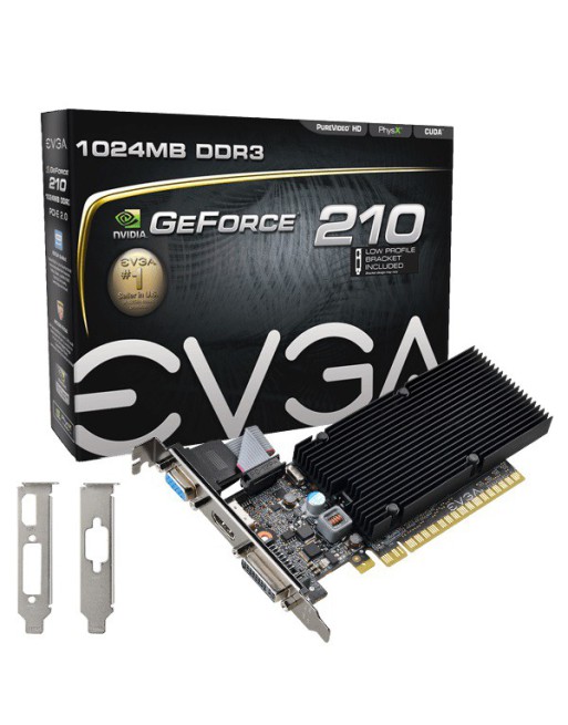 PLACA DE VIDEO 1GB 210 PCI-E GE FORCE EVGA