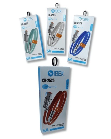 CABLE USB TIPO C 6AMP CB-2525 IBEK