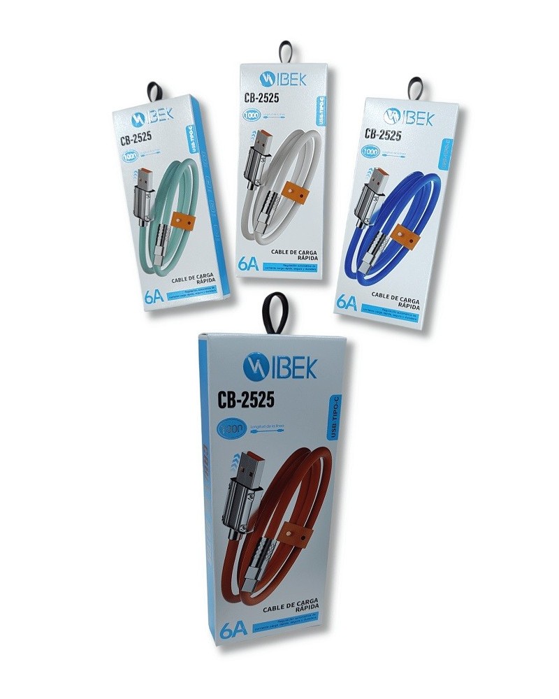 CABLE USB TIPO C 6AMP CB-2525 IBEK