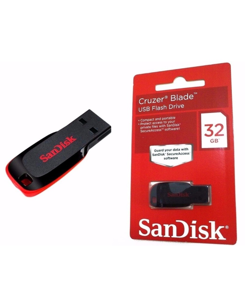 PEN DRIVE 32GB CRUZER BLADE SANDISK