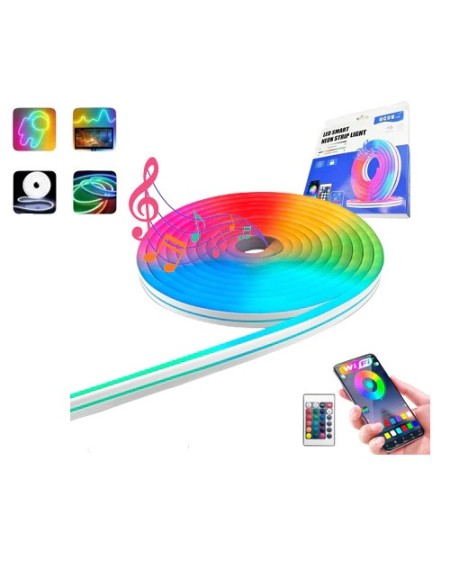 TIRA DE LED NEON RGB 5MTS SMART 2082 OM