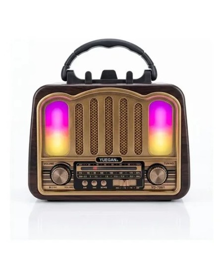 RADIO AM/FM VINTAGE 3 BANDAS YG-7080 YUEGAN