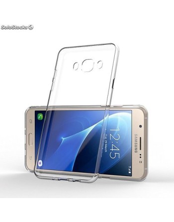 TPU SAMSUNG J7 2016/J710 ULTRA FINA TRANSPARENTE AZUL DASH
