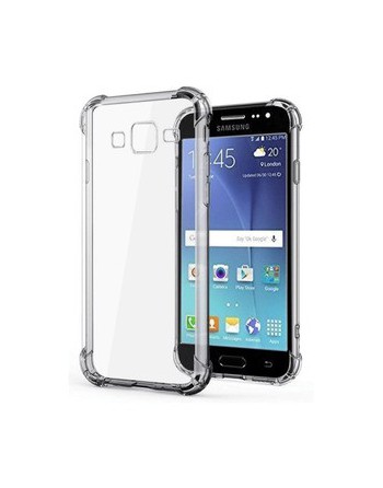 TPU SAMSUNG J7/J700/J7 CORE ULTRA FINA TRANSPARENTE AZUL DASH