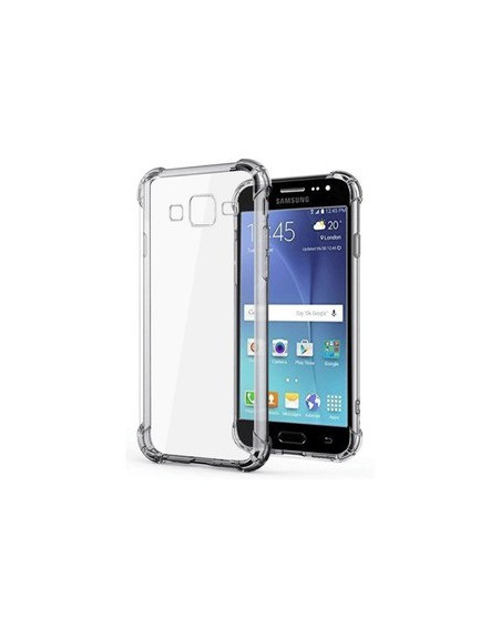 TPU SAMSUNG J7/J700/J7 CORE ULTRA FINA TRANSPARENTE AZUL DASH