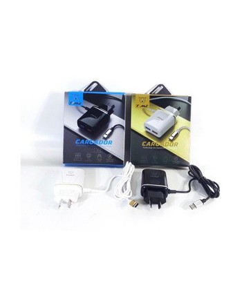 CARGADOR 220V TIPO C + 2 USB 3.1AMP TMCC311 TIME
