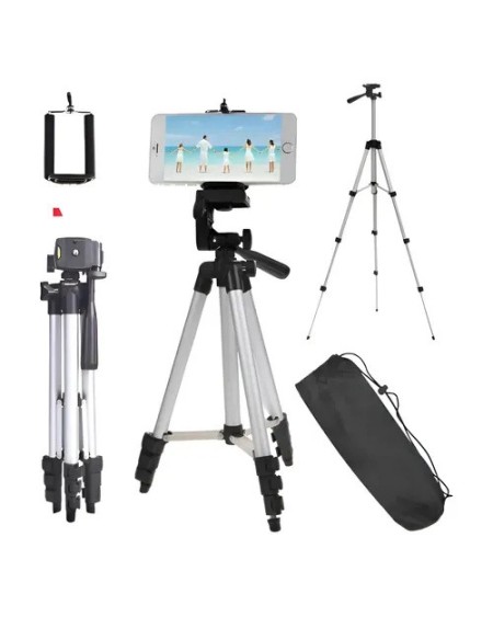 TRIPODE P/CAMARA Y CELULAR 180G 2KG KVT-449 KOLKE