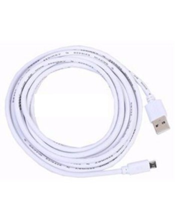 CABLE MICRO USB V8 3MTS BLANCO GRIFFIN