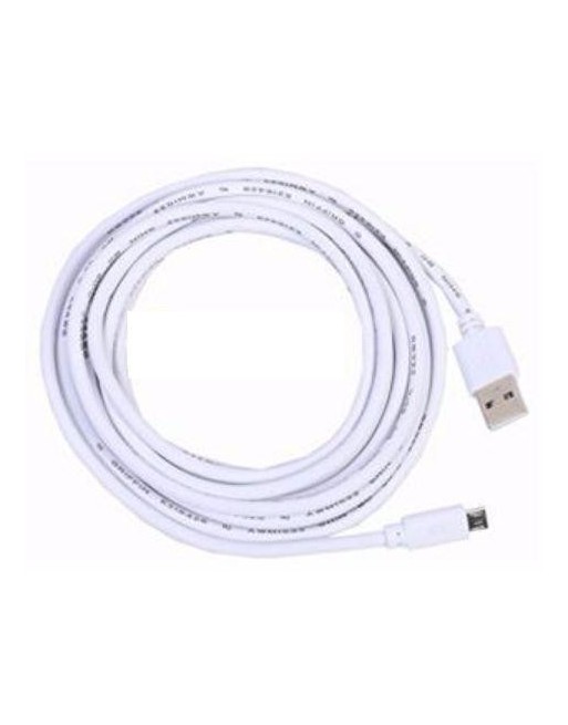 CABLE MICRO USB V8 3MTS BLANCO GRIFFIN