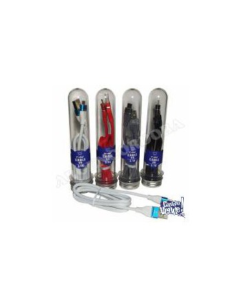 CABLE USB TIPO C 3.1AMP EN TUBO TIME