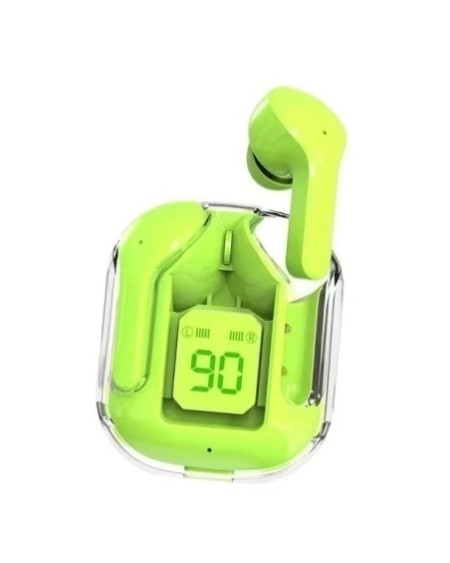 AURICULAR BLUETOOTH IN-EAR ULTRAPODS MAX WIRELESS 5.3 MX M98 VERDE MANZANA