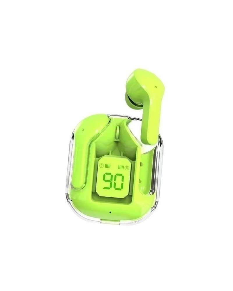 AURICULAR BLUETOOTH IN-EAR ULTRAPODS MAX WIRELESS 5.3 MX M98 VERDE MANZANA