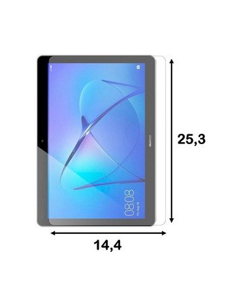 VIDRIO TEMPLADO P/TABLET 10" CORTA 14.3*23.9 PROFESSIONAL