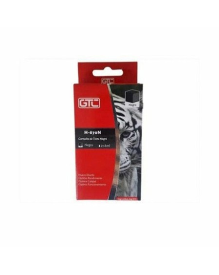 CARTUCHO HP GT 670XL H-670N 21.6ML NEGRO GTC