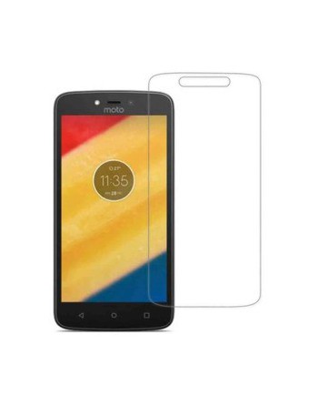 VIDRIO TEMPLADO MOTOROLA MOTO C PLUS CON VENTANA 137X67 TEMPERED GLASS
