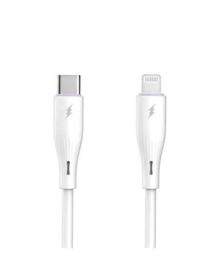 CABLE TIPO C A IPHONE 27W LILA EZ-W154 EZRA