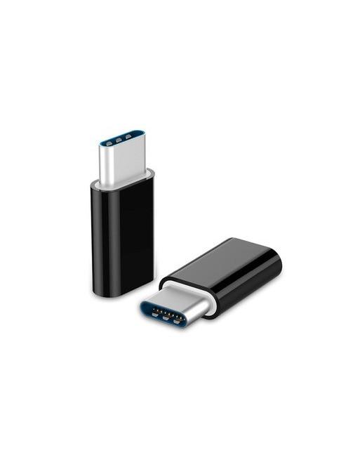 ADAPTADOR TIPO C A MICRO USB NEGRO WH624