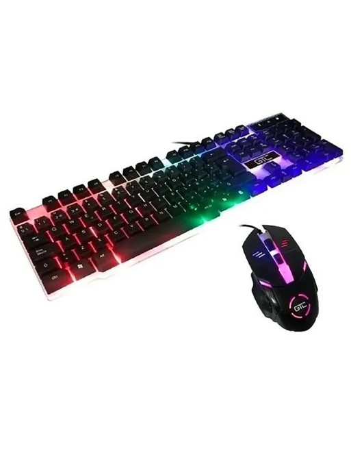 KIT TECLADO + MOUSE GAMER C/LUZ CBG-015 GTC
