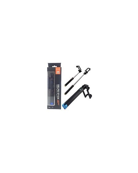 BASTON SELFI C/CABLE PLEGABLE SHUTER RELEASE 78CM COLORES ONLY