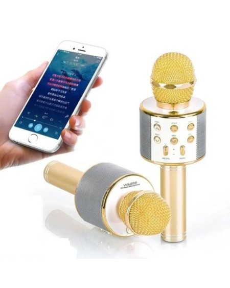 MICROFONO BLUETOOTH C/TF C/USB C/EFECTOS WSTER SK:D18 SUONO