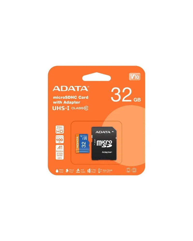 MEMORIA MICRO SD 32GB CL10 UHS-I V10 ADATA