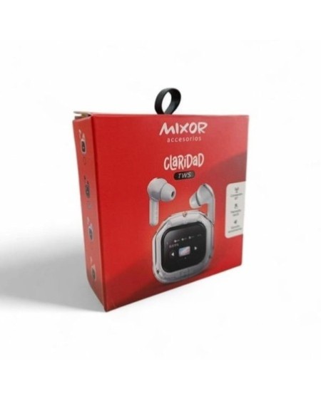 AURICULAR BLUETOOTH IN-EAR C/DISPLAY TWS CLARIDAD MODM-009E MIXOR