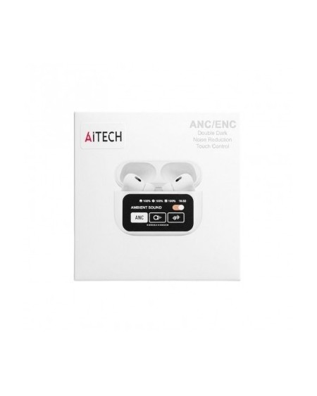 AURICULAR BLUETOOTH IN-EAR C/DISPLAY ANC/ENC EC100751 AITECH