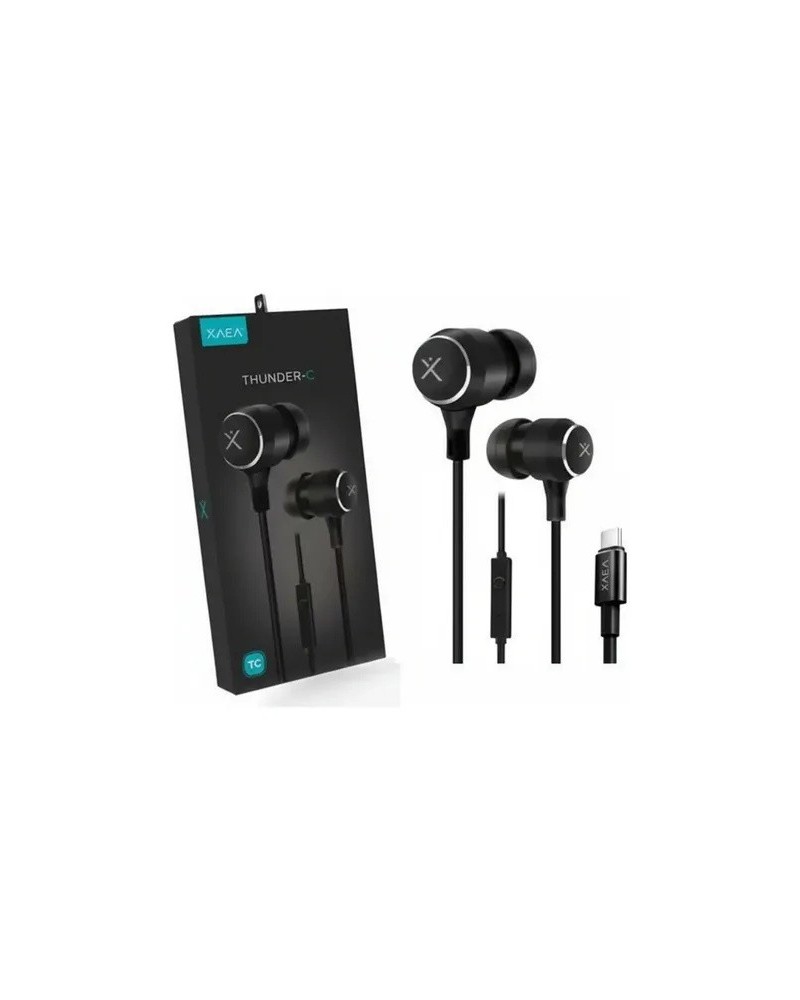 AURICULAR IN-EAR TIPO C MANOS LIBRES THUNDER-C XAEA
