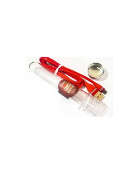 CABLE USB MICRO USB 4.2AMP CARGA RAPIDA COLORES EN TUBO DINAX