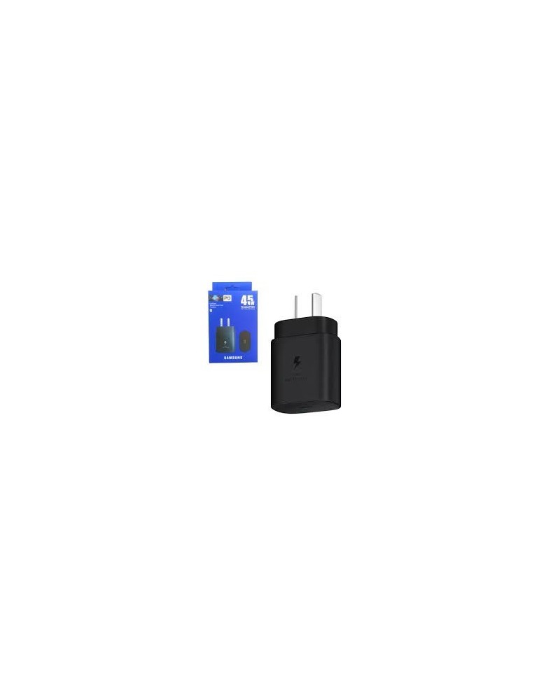 CARGADOR 220V A USB TIPO C 45W PD SUPER FAST CHARGER SAMSUNG