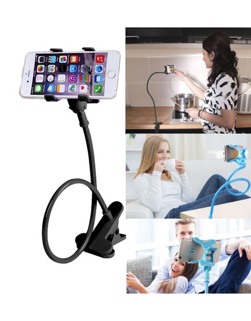 SOPORTE P/CELULAR ESPIRAL CON PINZA WN-011402